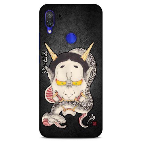 Lopard Xiaomi Redmi Note 7 Uyumlu Kılıf Tattoo's (50) Shockproof Kılıf Hannya Kijo Dövme