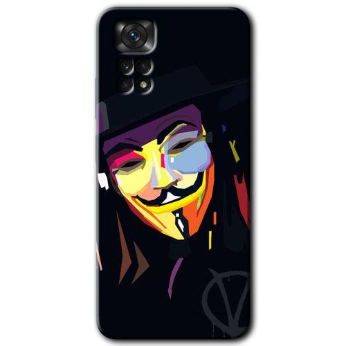 Redmi Note 11 5G Global Kılıf HD Desen Baskılı Arka Kapak - Vendetta + Kırılmaz Cam