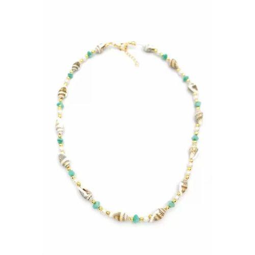 Deniz Kabuğu Kolye - Su Yeşili