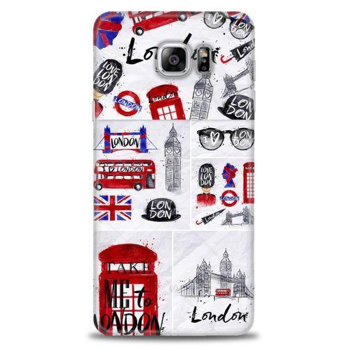 Samsung Galaxy Note 5 Kılıf HD Baskılı Kılıf - London Set + Tam Ekran Koruyucu