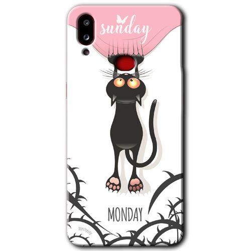 MRCİLETİSİM Samsung Galaxy A10s Kılıf Baskılı Kapak - Dark Sunday + 5D Tam Kaplayan Cam