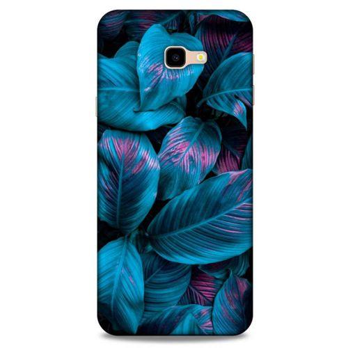 Samsung Galaxy J4 Plus Uyumlu Kılıf Mavi Delisi (48) Bumper Kılıf Yaprak