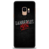 Samsung Galaxy S9 Kılıf HD Baskılı Kılıf - Dangerous Man + Tam Ekran Koruyucu