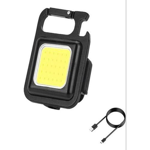 Şarj Edilebilir Metal Kasa Led, Anahtarlık El Feneri, Mıknatıslı