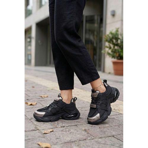 Hammer Jack Rajin Kadın Siyah Spor Ayakkabı