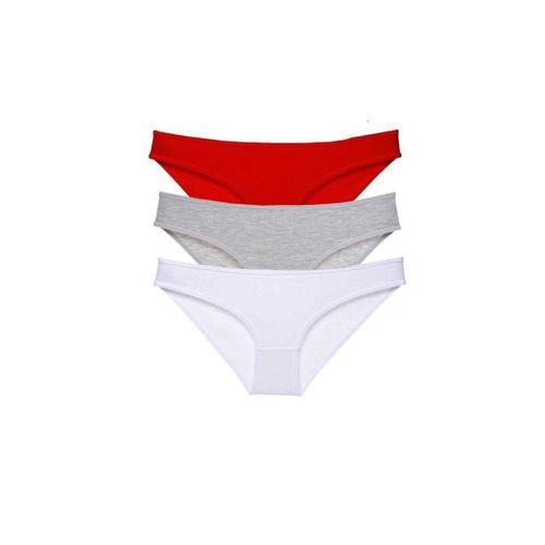 3 Adet Süper Eko Set Likralı Kadın Slip Külot 542