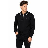 Erkek Mevsimlik Spor Polo Yaka Fermuarlı Sweatshırt BGL-ST05468