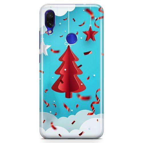 Xiaomi Redmi Note 7 Kılıf Yılbaşı Hediyesi Arka Kapak Koruma Desenli Full Koruyucu