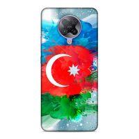Xiaomi Redmi K30 Pro Uyumlu Kılıf Azarbaijan (15) Antişok Kılıf Bayrak İllustre
