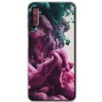 Galaxy A7 2018 Kılıf HD Desen Baskılı Arka Kapak - Liquid Cloud + Kırılmaz Cam