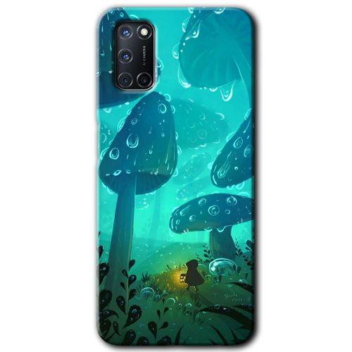 Oppo A92 Kılıf HD Desen Baskılı Arka Kapak - Silhoutte Dropss