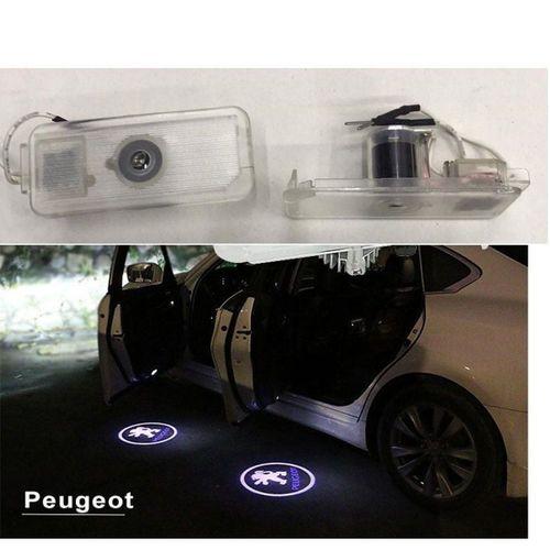 Peugeot Kapı Uyumlu Altı Logo Araç 3D Gölge Light