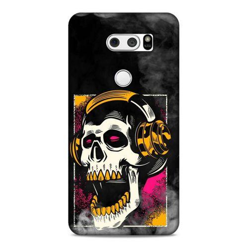 Lopard LG K50S Uyumlu Kılıf Tattoo's (10) Full Koruma Kılıfı Turuncu