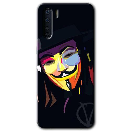Oppo A91 Kılıf HD Desen Baskılı Arka Kapak - Vendetta