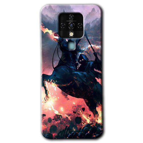Potkal Hediye Fabrikası Tecno Camon 16 Kılıf HD Desen Baskılı Arka Kapak - Samurai Girl