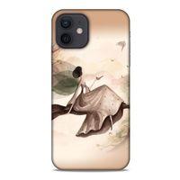 Y.Liva-2020 (Bahar Perisi) Apple iPhone 12 Kılıf Silikon Kapak Desenli