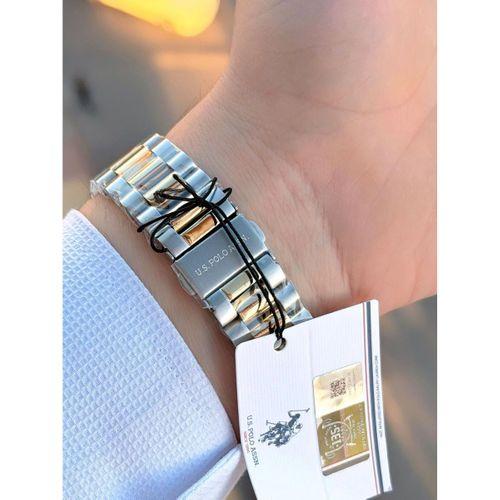 U.S.Polo Assn Çelik Kasa Ve Kordon 2 Yıl Garantili 5 Atm Suya Dayanıklı Erkek Kol Saati E.PA1123-05