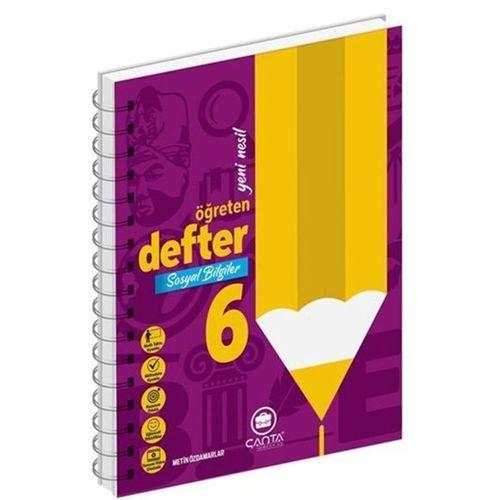 6. Sınıf Sosyal Bilgiler Okula Yardımcı Öğreten Defter Çanta Yayınları