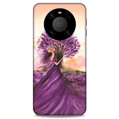 Lopard Huawei Mate 40 Pro Uyumlu Kılıf Y.Liva-2021 Seri Siyah Soyut-2 Telefon Kılıfı
