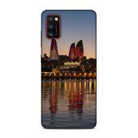 Samsung Galaxy A41 Uyumlu Kılıf Azarbaijan (28) Arka Kapak Alov Kuleleri