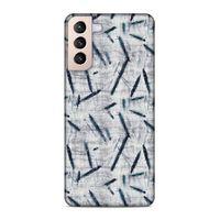 Samsung Galaxy S21 Plus Uyumlu Kılıf Romans (29) Arka Koruma Kılıfı Kirli Beyaz