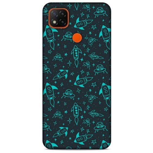 Xiaomi Redmi 9C Uyumlu Kılıf Yeşil Delisi (46) Core Armor Kılıf Tropikal orman yeşili