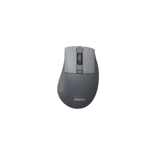 PHILIPS SPK7528G, SESSİZ, Gri, USB Nano 2,4Gh ve Bluetooth Kablosuz, 1600dpi, Optic, 3 Tuşlu Ergonamik Mouse