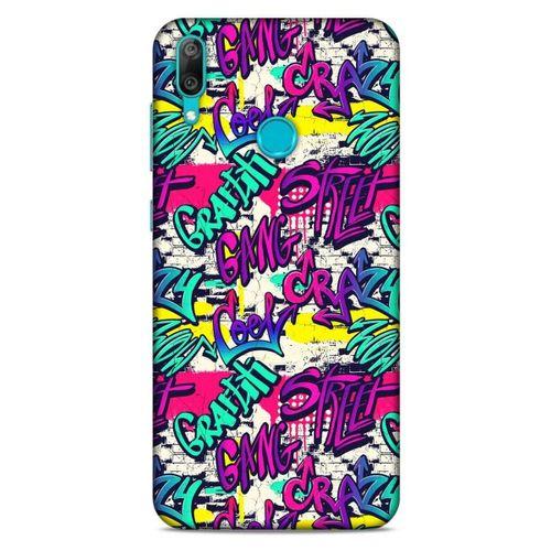 Graffitix (29) Desenli Silikon Kapak Huawei Y7 Prime 2019 Kılıf