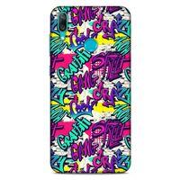 Graffitix (29) Desenli Silikon Kapak Huawei Y7 Prime 2019 Kılıf