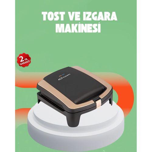 Tost Makinesi 4 Dilim Kapasite 1500 Watt Hızlı Isıtma