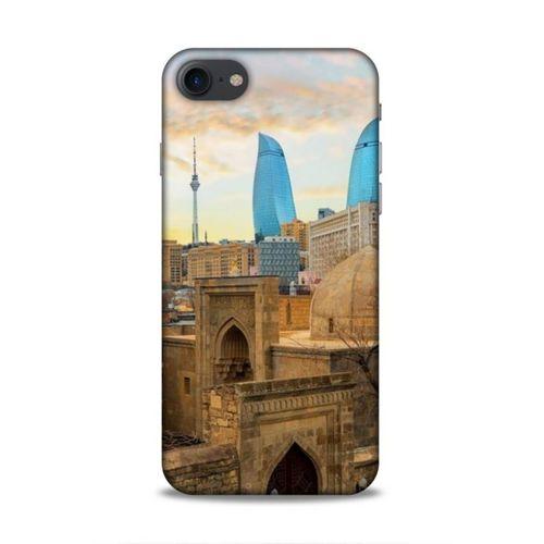 Apple Iphone 7 Uyumlu Kılıf Azarbaijan (11) Tam Koruma Ateş Kuleleri