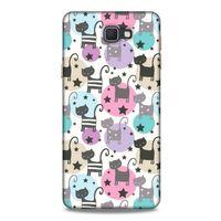 Lopard Samsung Galaxy J7 Prime Uyumlu Kılıf Kediler (9) Kılıf Puantiyeli Kedi