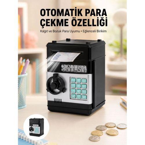 Para Kasası Görünümlü Elektronik Şifreli Kumbara
