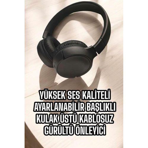 Kulak Üstü Kablosuz Bluetooth Kulaklık Gürültü Önleyici Ayarlanabilir