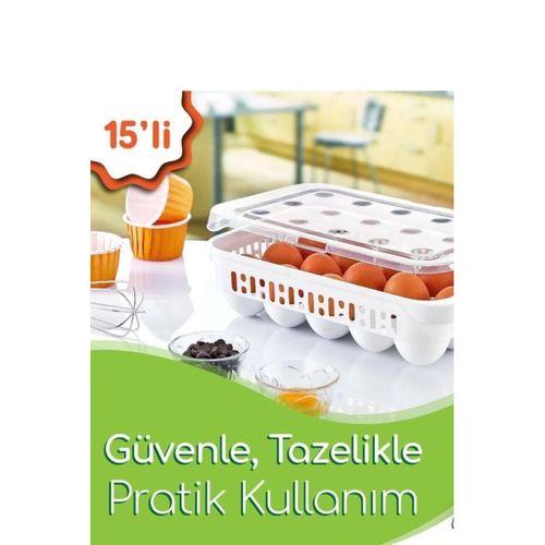 15 Bölmeli Yumurta Kabı Royaleks-AK680