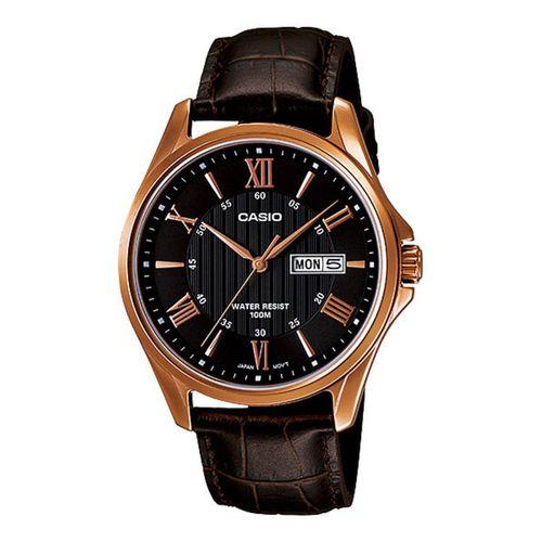 Casio MTP-1384L-1AVDF Quartz Deri Kahverengi 10 ATM 41 mm Erkek Kol Saati