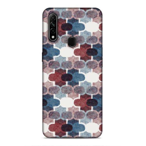 Oppo A31 Uyumlu Kılıf Romans (7) Telefon Kılıfı Bordo Mavi
