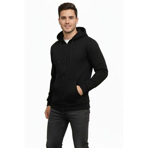 Erkek Büyük Beden Kapüşonlu Fermuarlı Sweatshirt 6549 BGL-ST05012