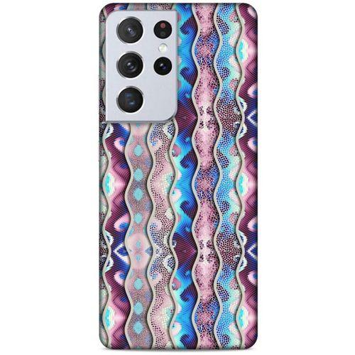 Lopard Samsung Galaxy S21 Ultra Uyumlu Kılıf Taşlı (31) TPU Kılıf