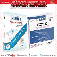 Farklı Sistem TYT Fizik Soru Bankası ve Miray Deneme Seti 2 Kitap