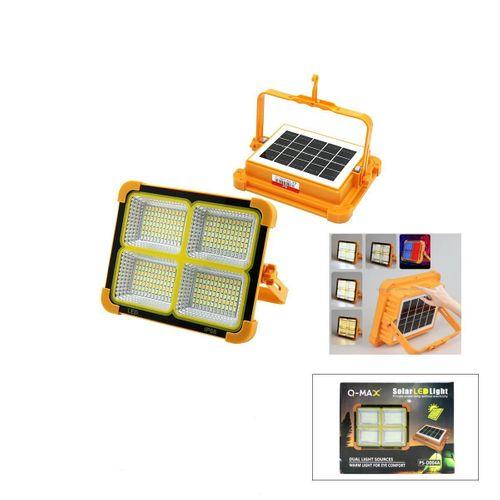Güneş Enerjili LED Projektör IP66 336 LED 12000mAh Powerbank