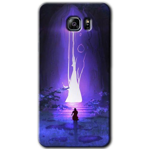 Potkal Hediye Fabrikası Samsung Galaxy Note 5 Kılıf HD Desen Baskılı Arka Kapak - Wanderer Silhouette