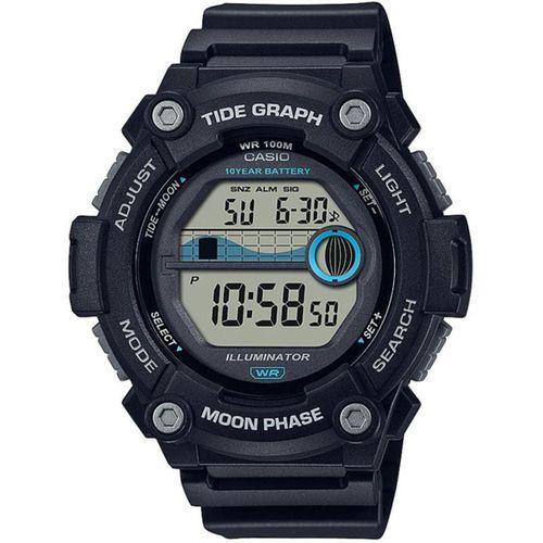 Casio WS-1300H-1AVDF Quartz Silikon Siyah 10 ATM 51 mm Erkek Kol Saati