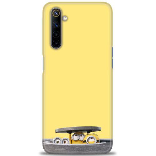 Realme 6 Kılıf HD Baskılı Kılıf - Lögar + Tam Ekran Koruyucu