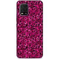 Xiaomi Mi 10 Lite Uyumlu Kılıf Pembe Delisi (1) Kılıfı Çiçek