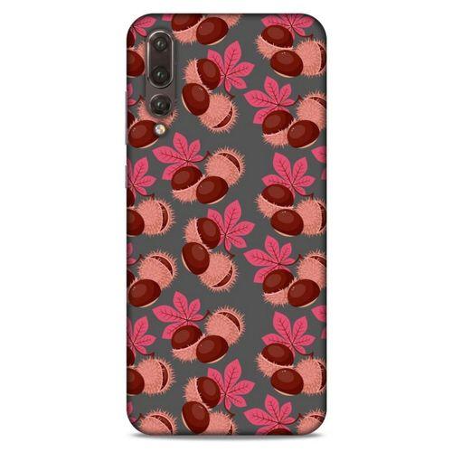 Frutix Kestane 02 Huawei P20 Pro Kılıf Desenli Silikon