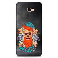 Lopard Samsung Galaxy J4 Plus Uyumlu Kılıf Tattoo's (33) Hybrid Kılıf Stay Wild