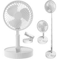 Teleskopik Fan Vantilatör 4 Modlu Katlanabilir Yükseltilebilir Taşınabilir Serinletici Portatif Masa Vantilatörü