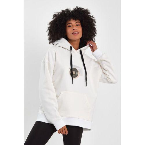 ALEXANDERGARDI BASKILI KAPÜŞONLU COMFORT FİT SWEATSHIRT (E22-757A-03)