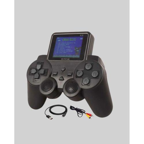 500 Oyunlu Nostaljik El Tipi Oyun Konsolu, Taşınabilir Şarjlı Cihaz, Renkli Ekran Ve Tv Destekli